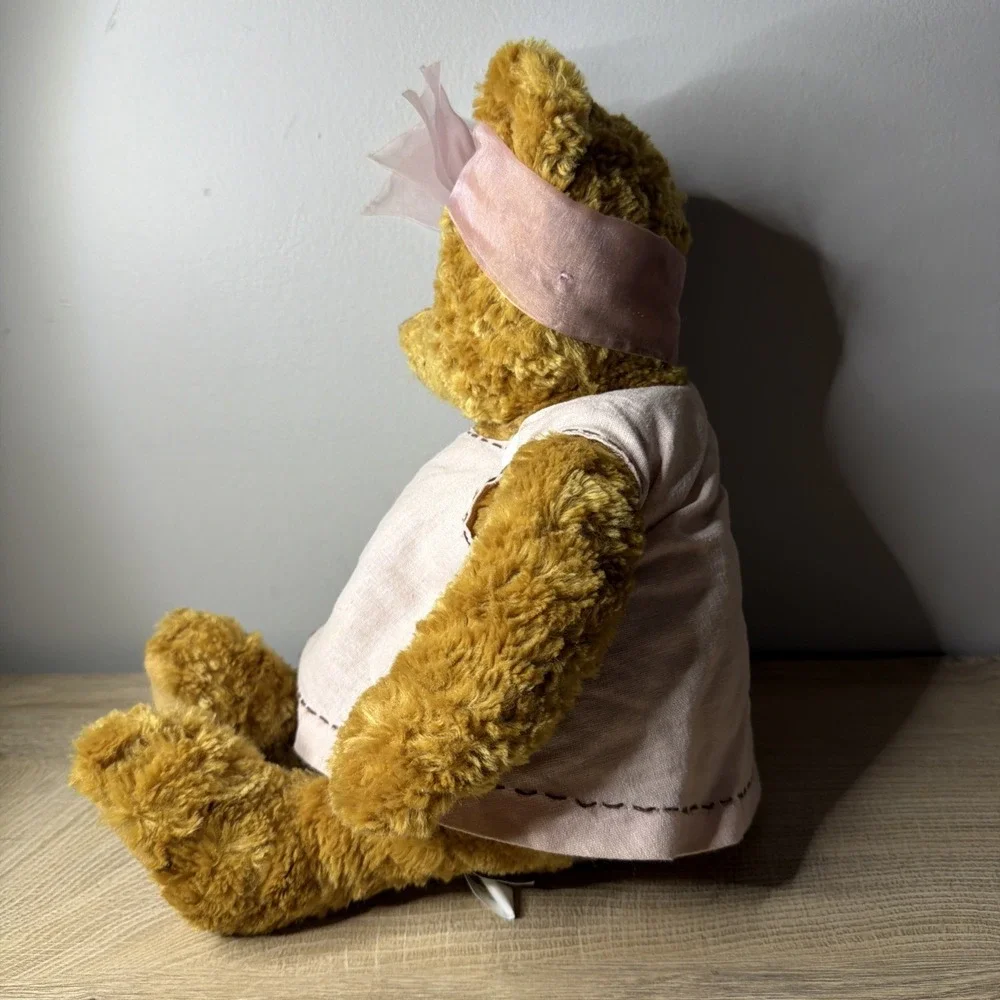 Hallmark Marys Bear Plush Pink Dress Headband Mary Hamilton Series VF 6057 17 in